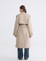 Double Breasted Collar Women's Trench Coat - Image 5