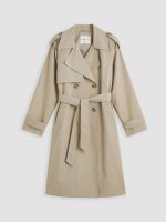Double Breasted Collar Women's Trench Coat - Image 6