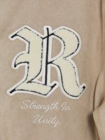 Regular Fit Baseball Collar Men's Suede Coat - Image 8