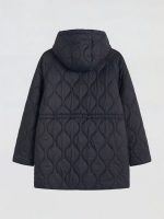 Hooded Quilted Women's Puffer Coat - Image 5