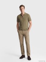 Men's Polo Collar Knitted T-Shirt - Image 2