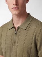 Men's Polo Collar Knitted T-Shirt - Image 3
