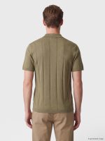 Men's Polo Collar Knitted T-Shirt - Image 4