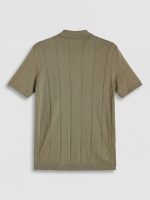 Men's Polo Collar Knitted T-Shirt - Image 6