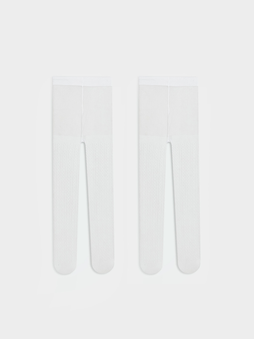 l_20262-w61338z4-jyx_a.jpg Patterned Girls' Tights 2 Pack - Image 1