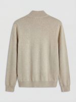 Standard Fit Stand-up Collar Men's Knitwear Cardigan - Image 6