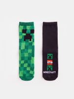 Minecraft Printed Boys' Ankle Socks 5 Pack - Image 2
