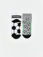 Patterned Boys' Ankle Socks 5 Pack - Image 3