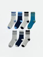 Striped Boys' Ankle Socks 7 Pack