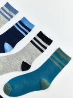 Striped Boys' Ankle Socks 7 Pack - Image 2