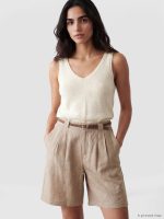 V Neck Women's Knitwear Tank Top