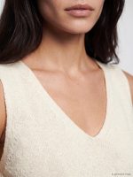 V Neck Women's Knitwear Tank Top - Image 3