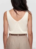 V Neck Women's Knitwear Tank Top - Image 4